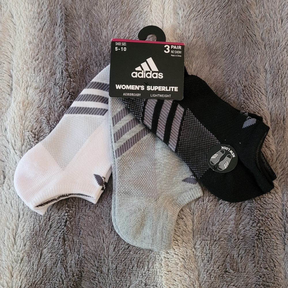 adidas no show socks NWT